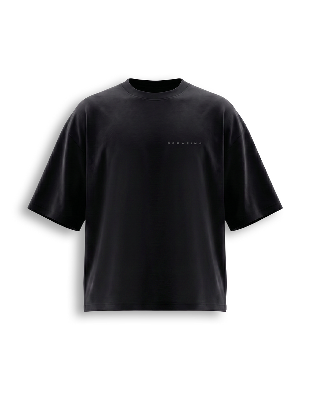 001 Boxy Tee Black