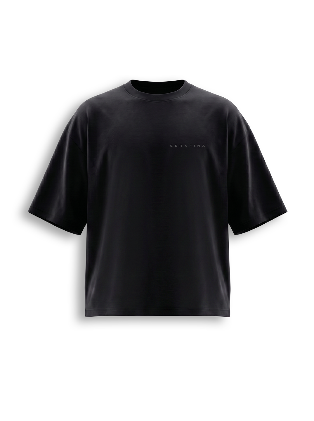 001 Boxy Tee Black