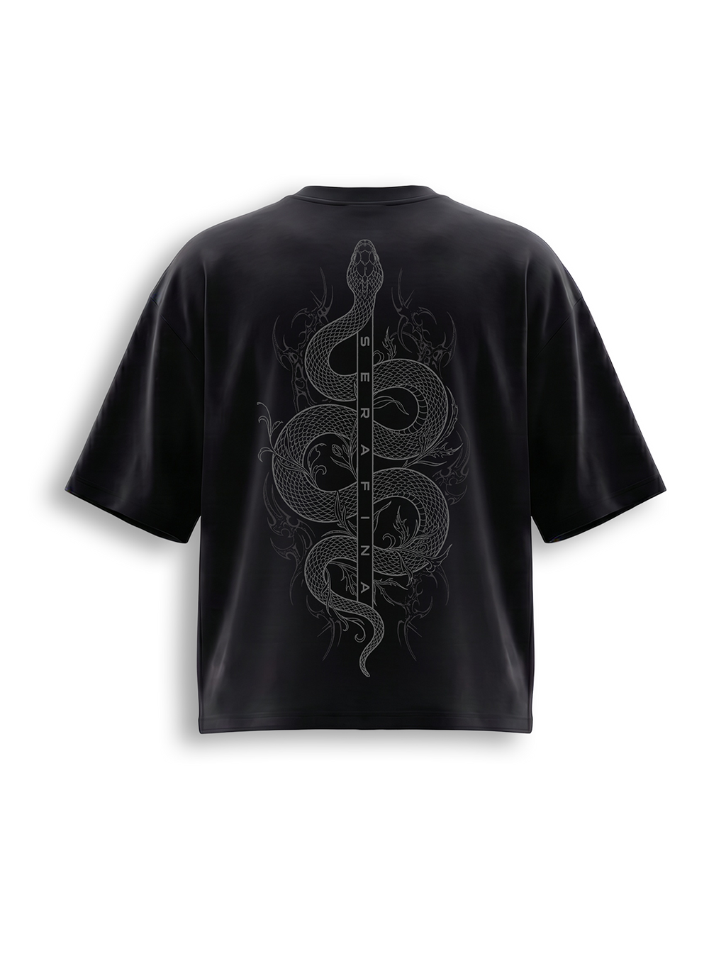 001 Boxy Tee Black