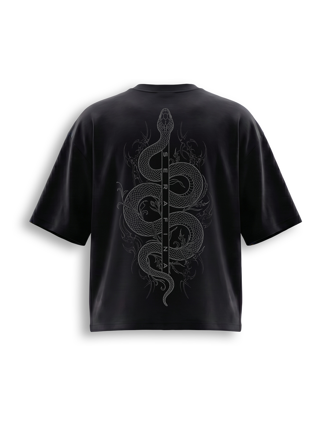 001 Boxy Tee Black